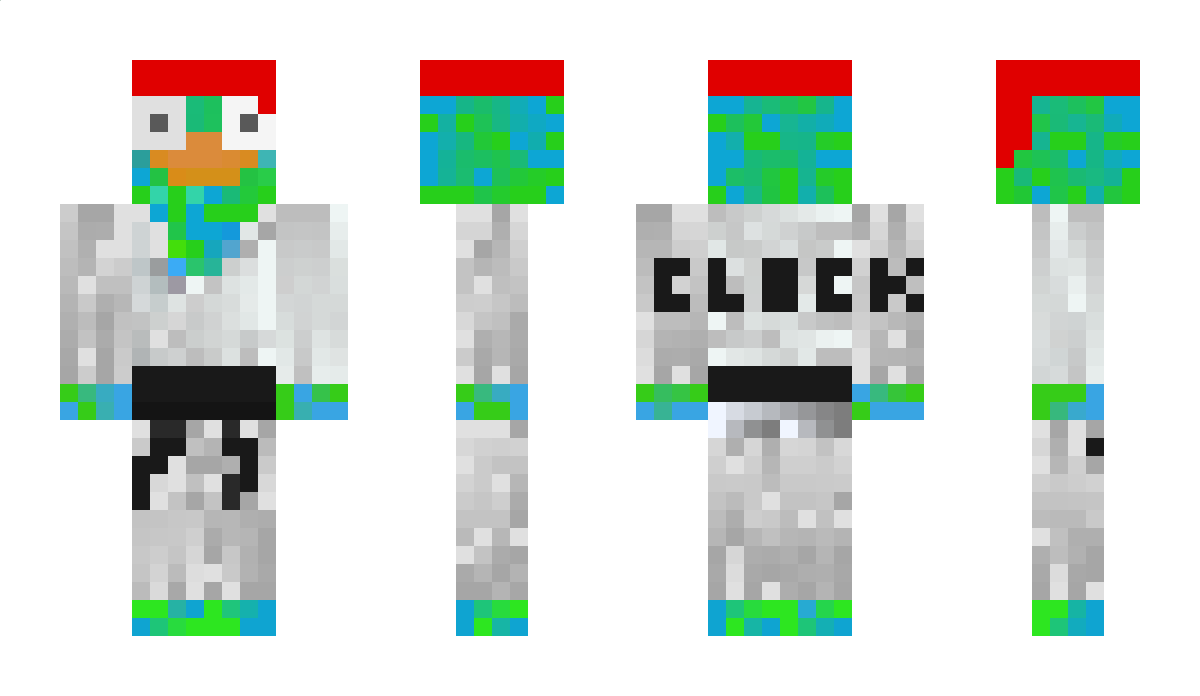 CloockCubitoHD Minecraft Skin