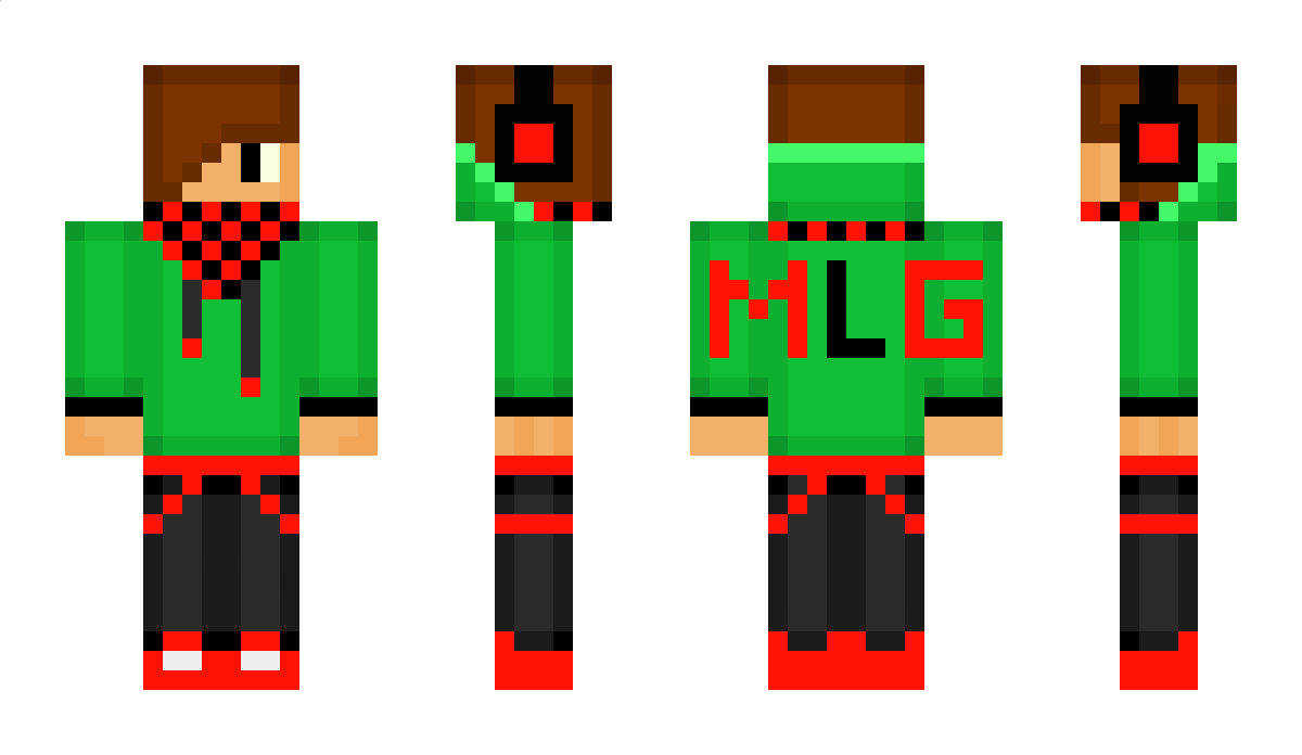 MlgGunMan Minecraft Skin