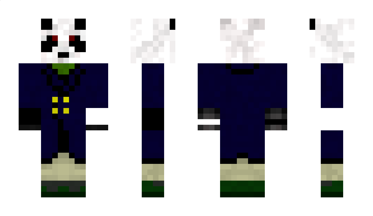 CaptPanda Minecraft Skin