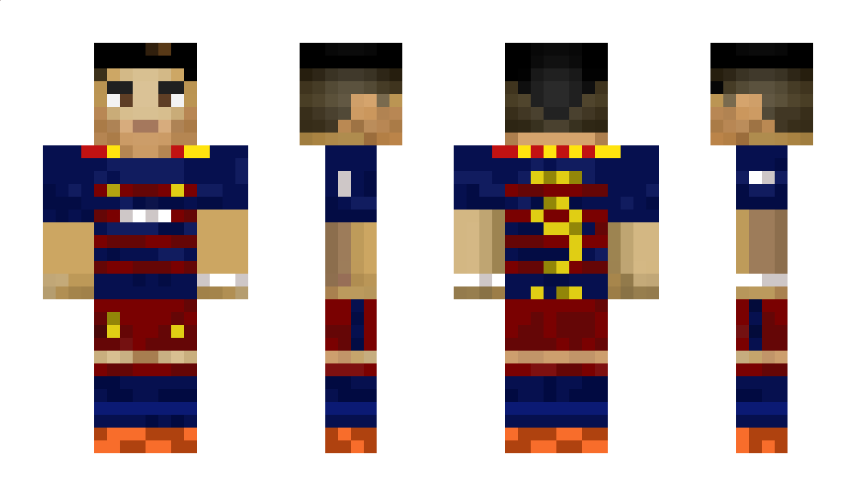 LuisSuarez Minecraft Skin