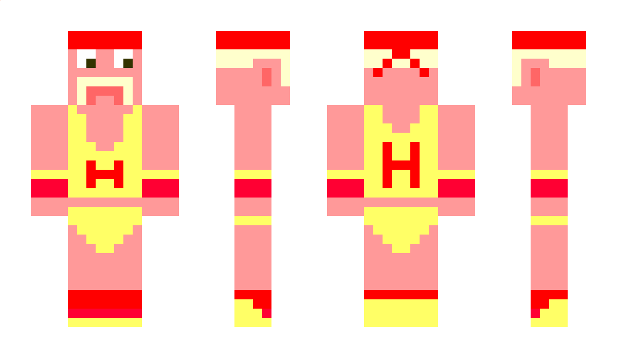 HulkHogan Minecraft Skin