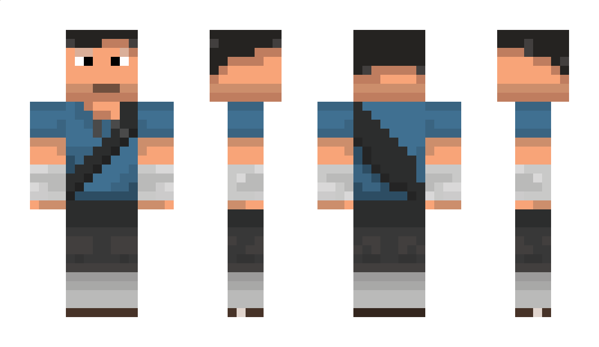 Hatless Minecraft Skin