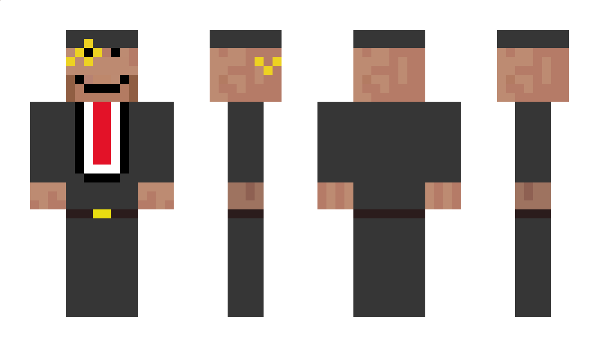 Aftrekinstructie Minecraft Skin