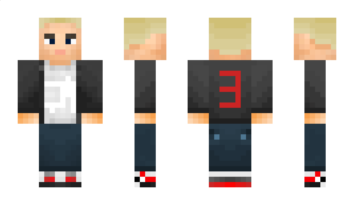 lettera Minecraft Skin