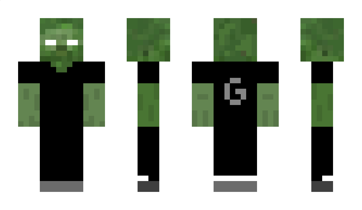 TheGreenGlitchR Minecraft Skin