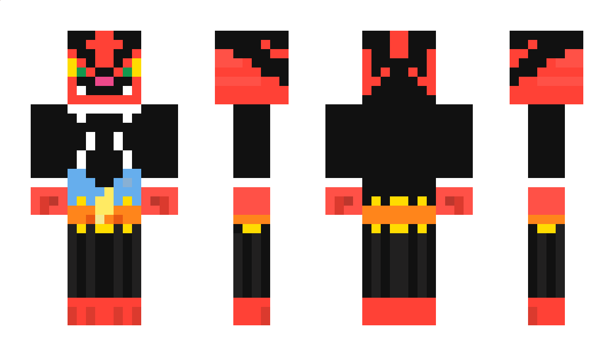 Incineroar07 Minecraft Skin