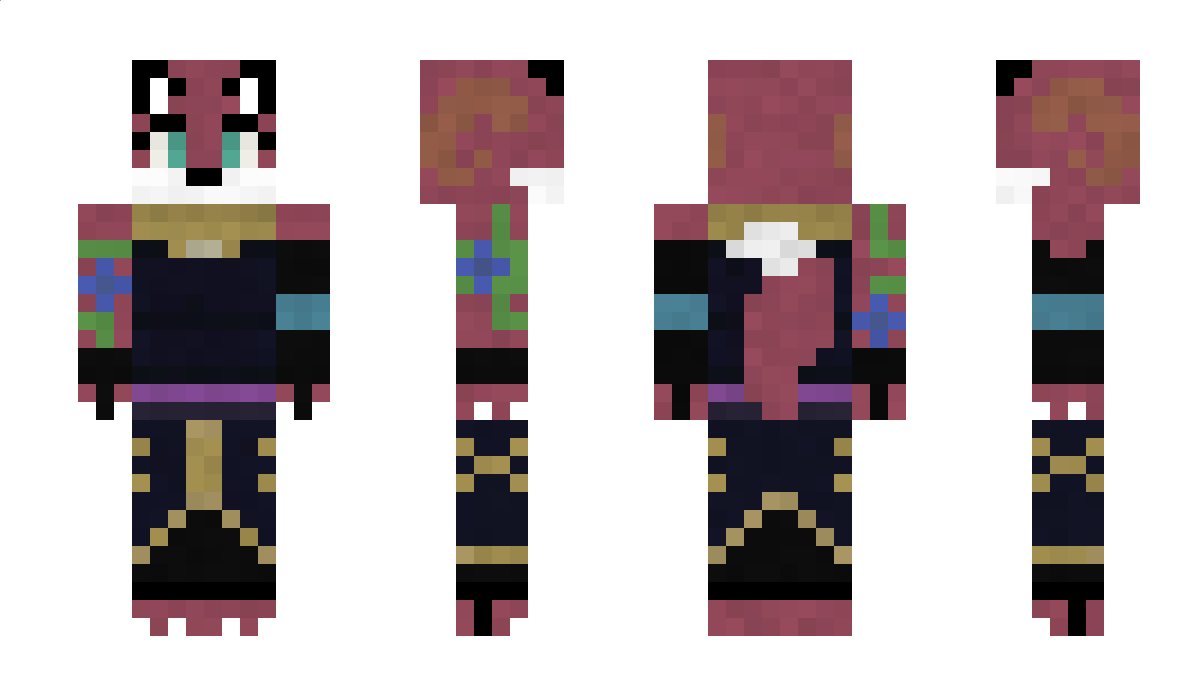 MusicalAuraFox Minecraft Skin