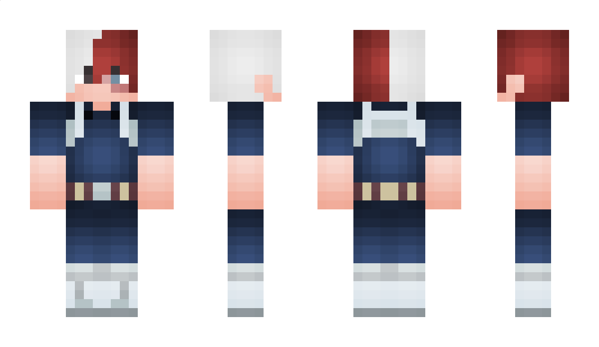 ShotoTodoroki Minecraft Skin