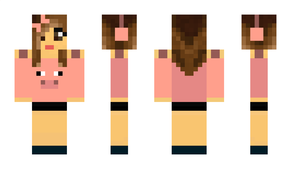 GirlPig Minecraft Skin