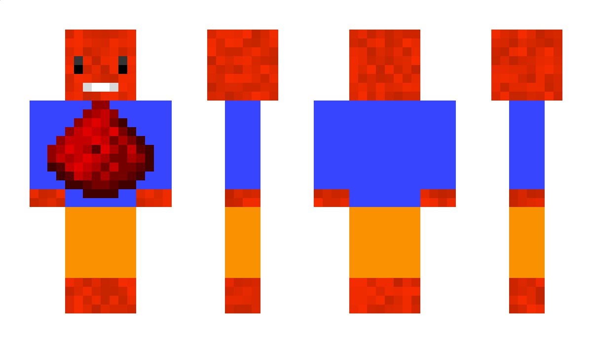 CaptainRedstone Minecraft Skin