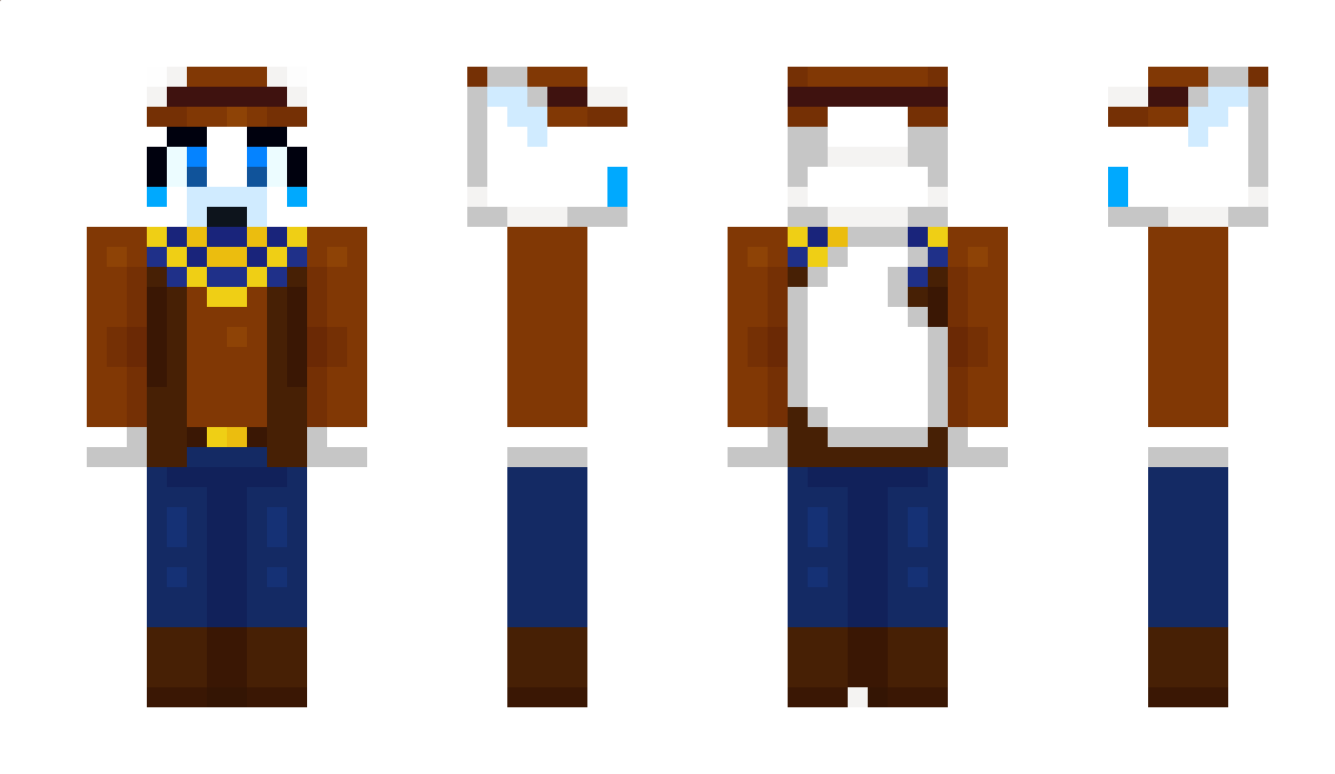 SnowTheWolf Minecraft Skin