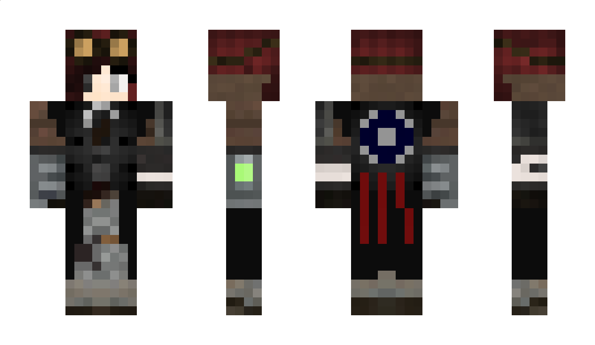 BlueVegasCourier Minecraft Skin