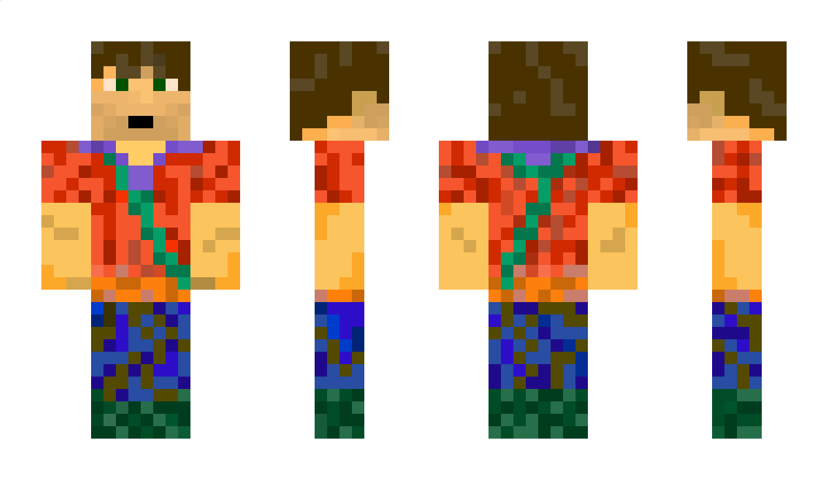 PingFox Minecraft Skin