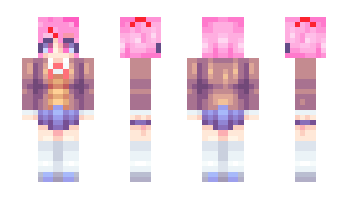 Natsuki_Tsukino Minecraft Skin