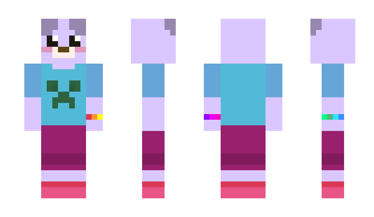 CherryWhitePanda Minecraft Skin