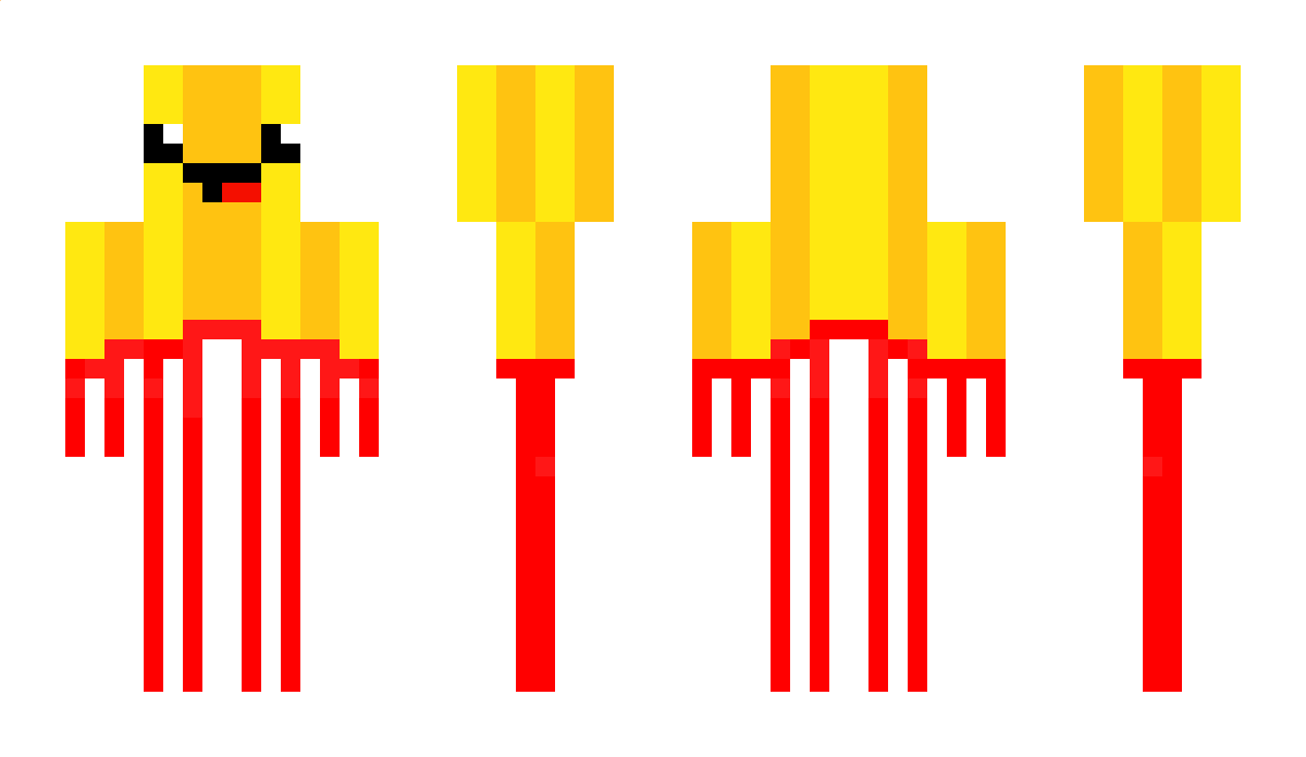 iLoveFries Minecraft Skin