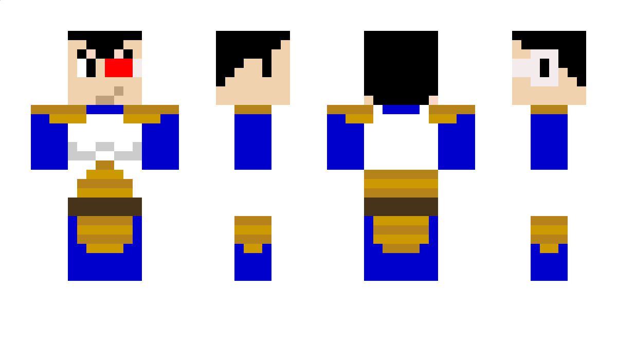 Vegeta8000 Minecraft Skin