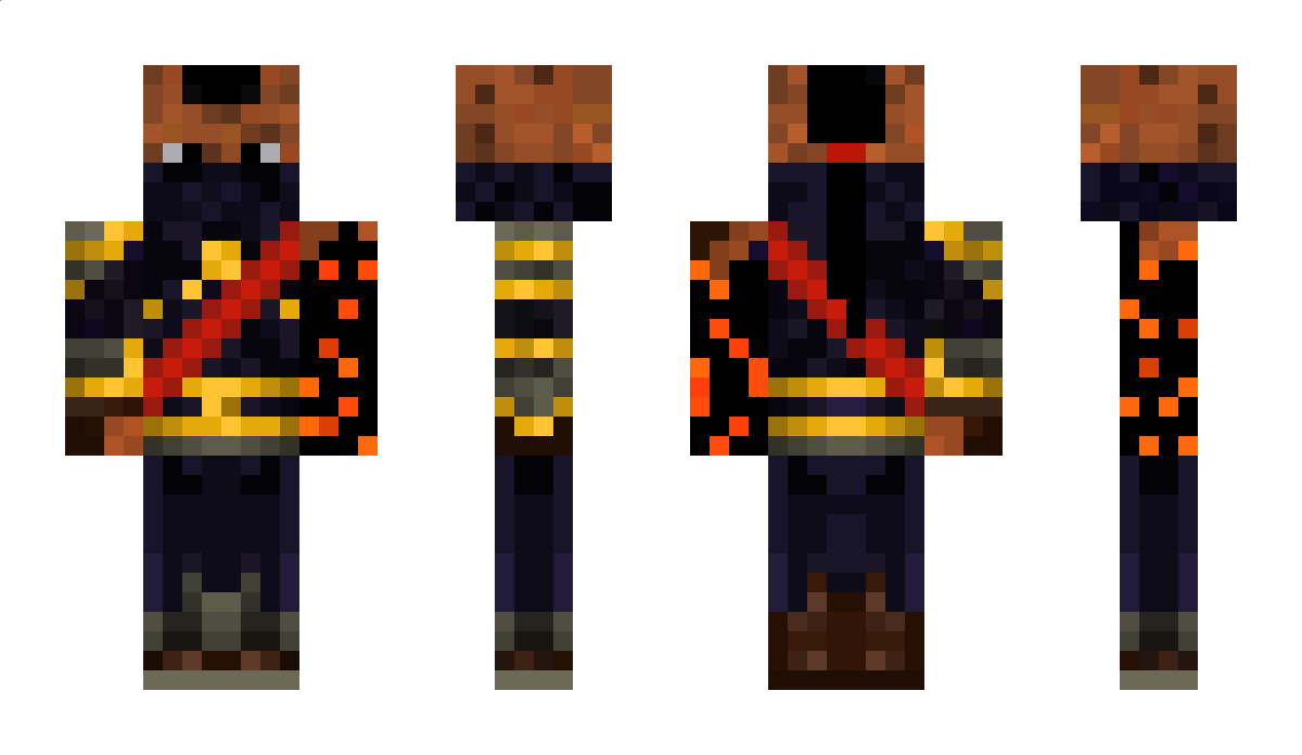 RED7URY Minecraft Skin