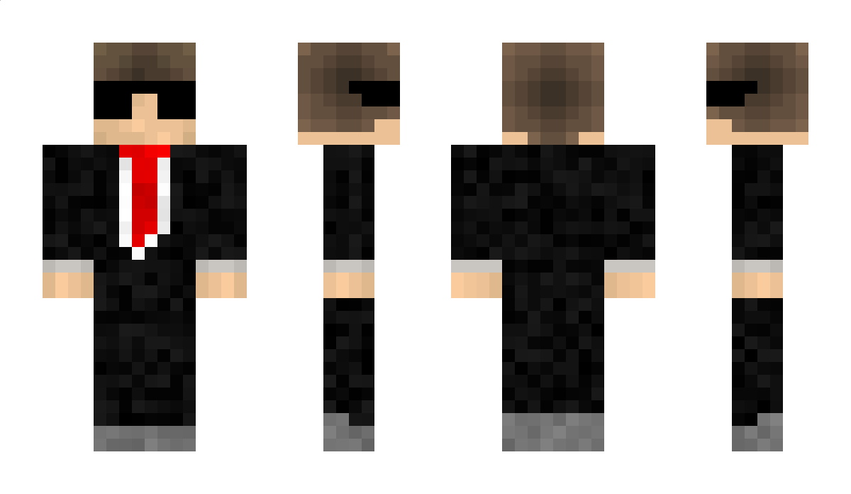 dressed Minecraft Skin