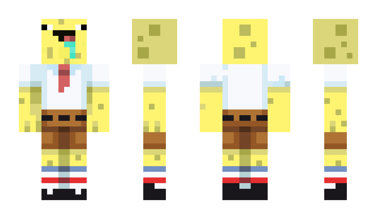 spoongbob Minecraft Skin