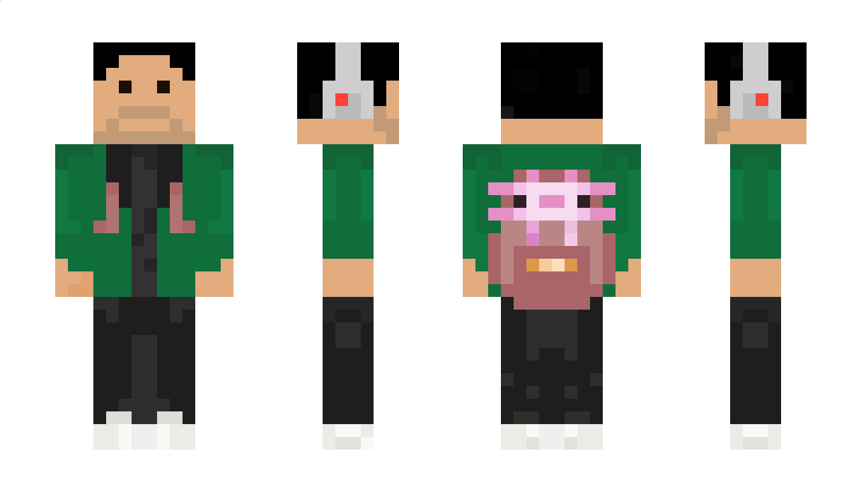 PoggerAxolotl Minecraft Skin