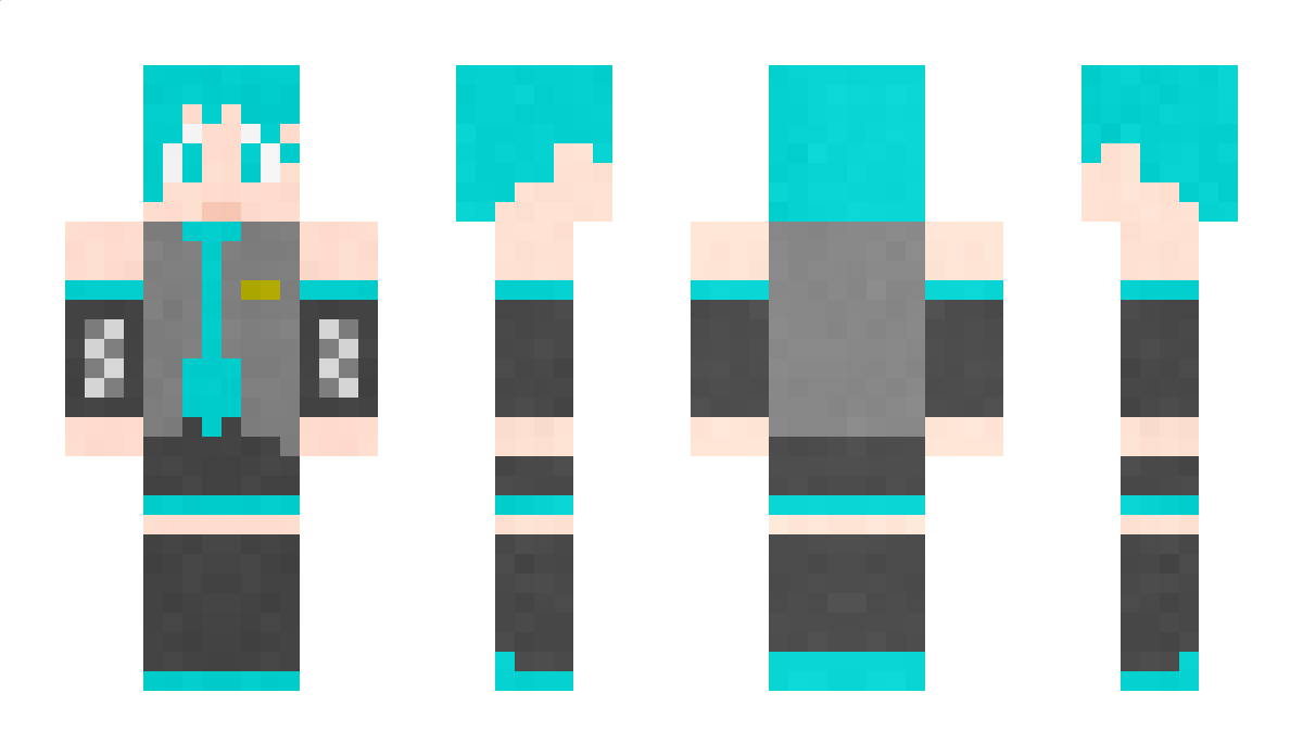 Hatsune Minecraft Skin