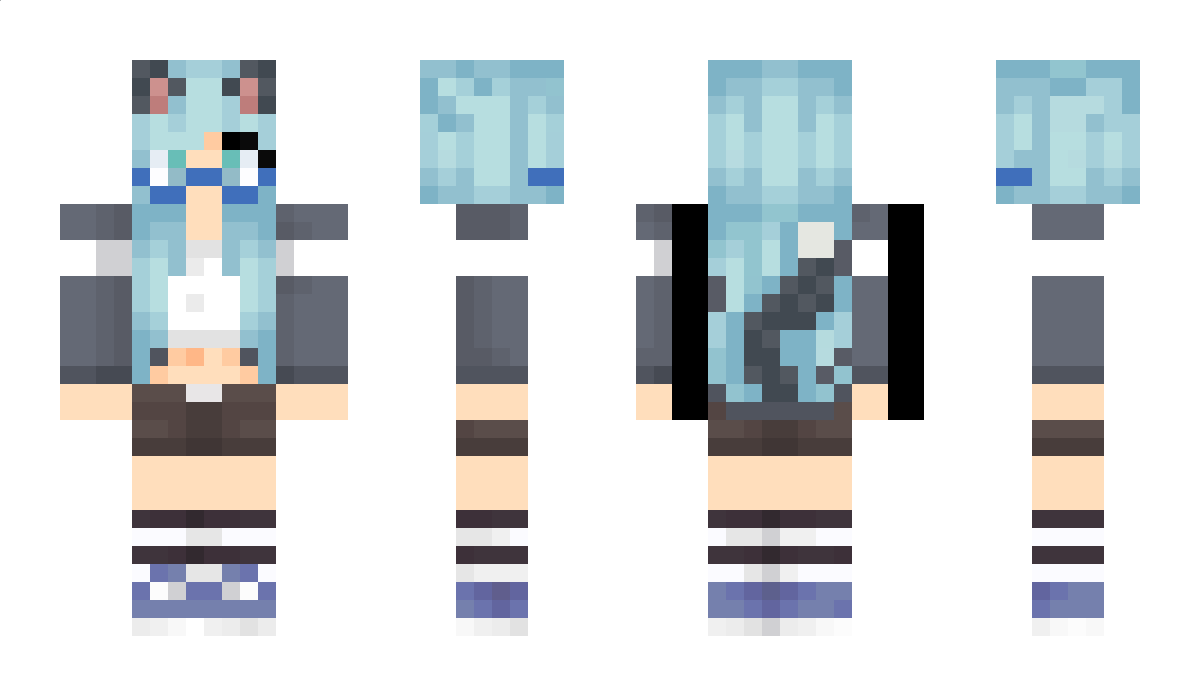 BluelightAmelia Minecraft Skin