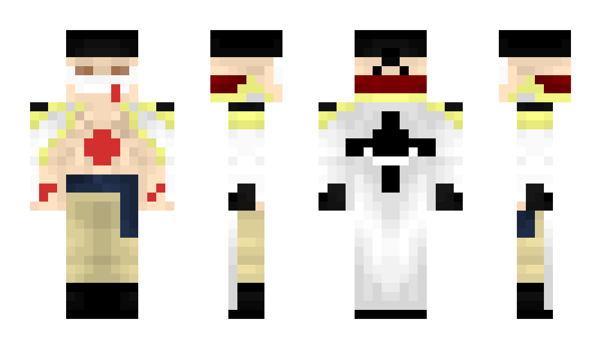 Whitebeard Minecraft Skin