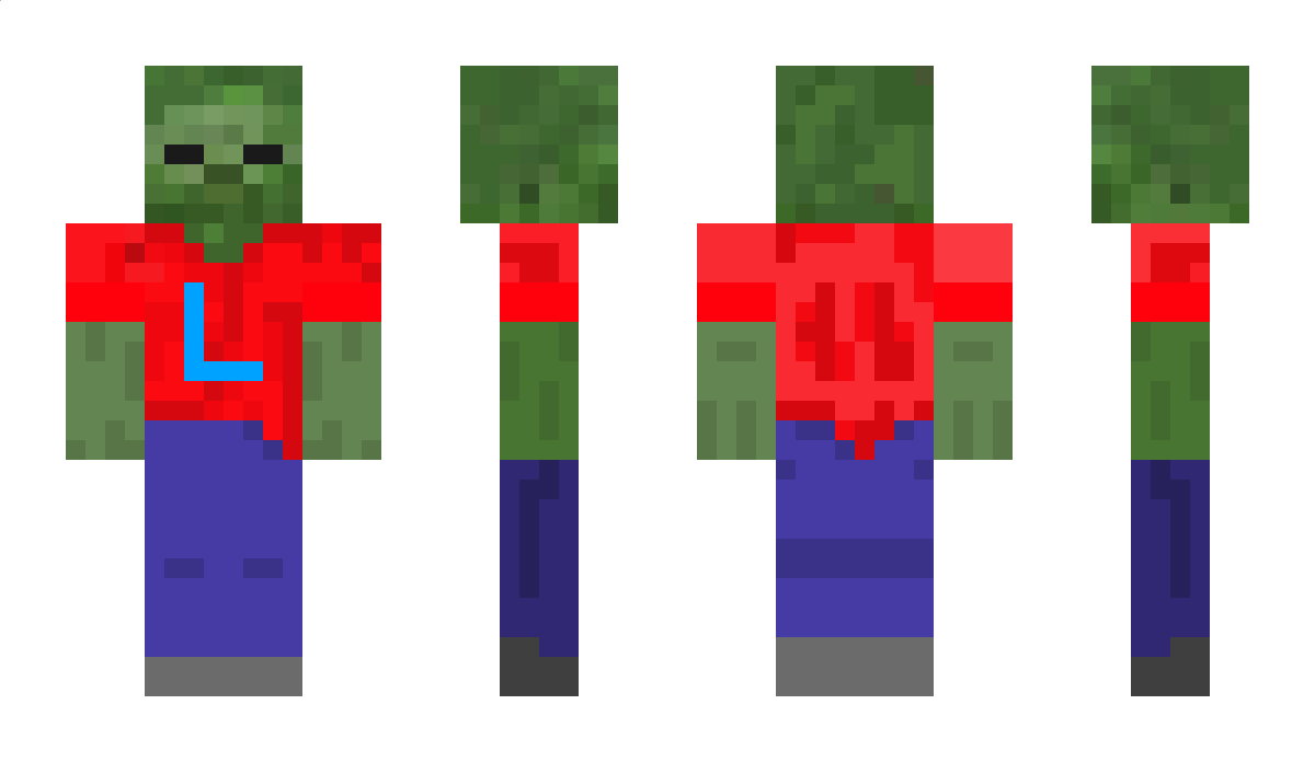 Red_Zombie Minecraft Skin