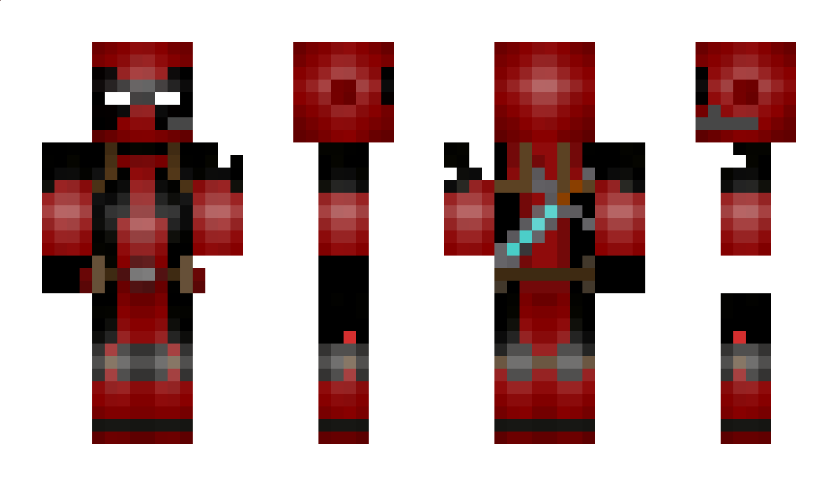 DeadpoOol Minecraft Skin