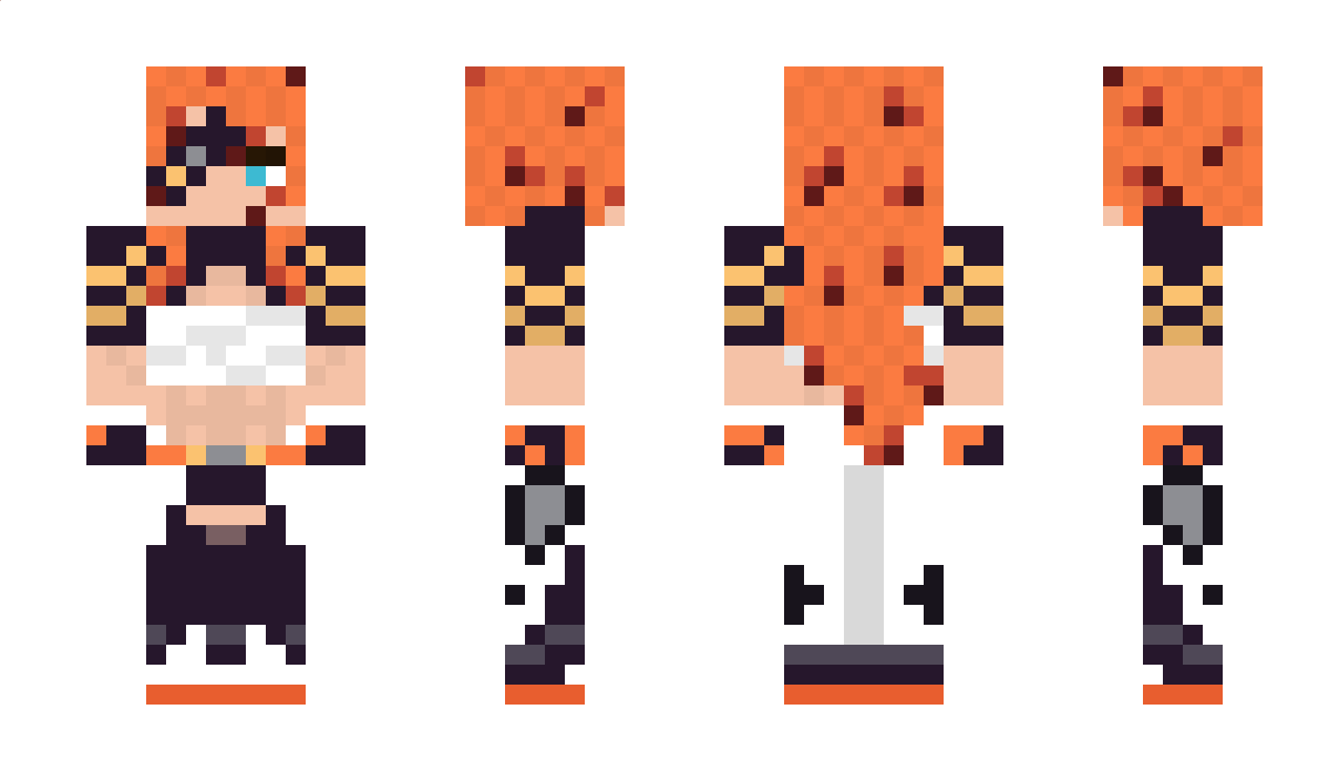 orangeandblack5 Minecraft Skin