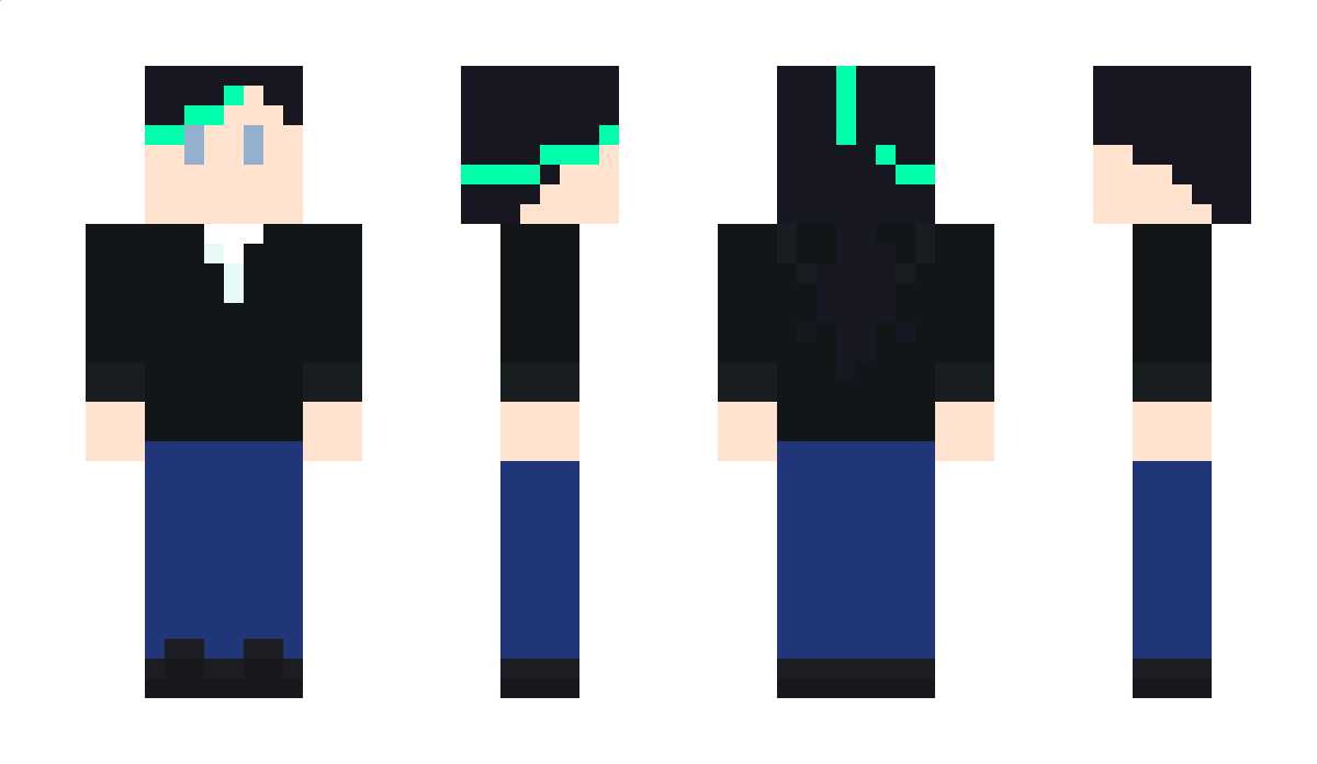 00ffaa Minecraft Skin