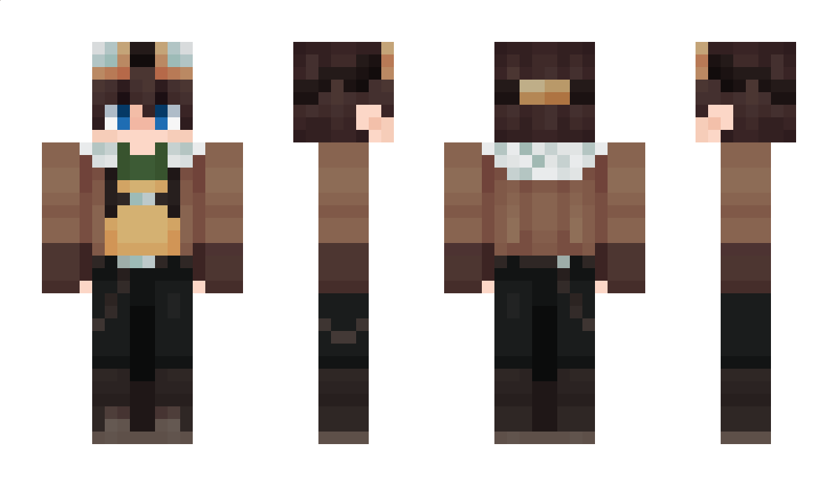 TheBrownPandaX Minecraft Skin