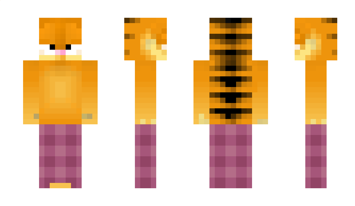 Garfikowy Minecraft Skin