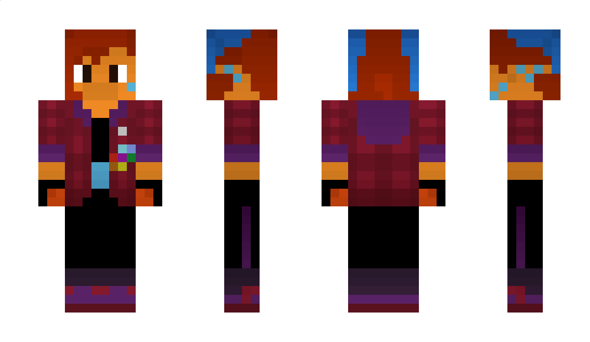 AJFireIceNinja Minecraft Skin