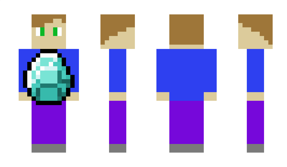 RetroDiamond Minecraft Skin