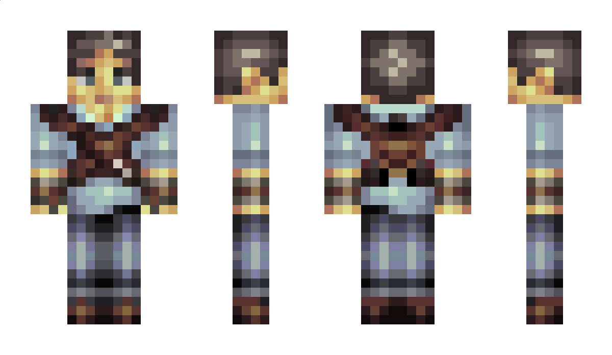 braids Minecraft Skin