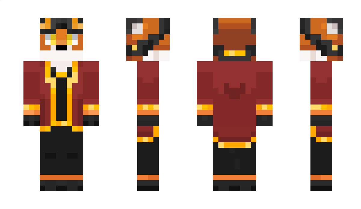 FoxyTheAirPirate Minecraft Skin