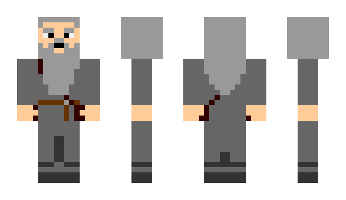 Focused Minecraft Skin