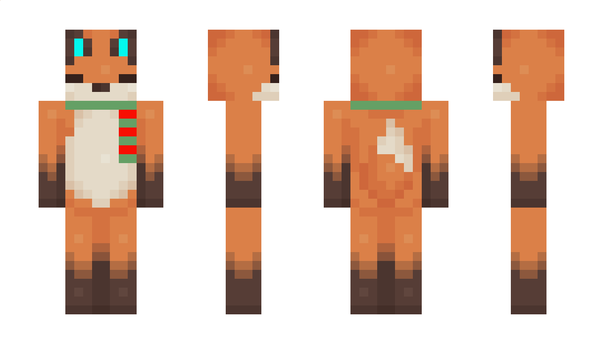 RedFoxDiamond Minecraft Skin