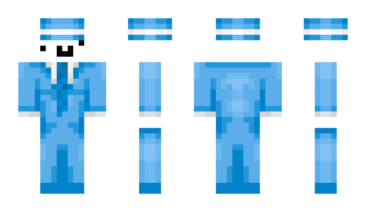 BluSuit Minecraft Skin