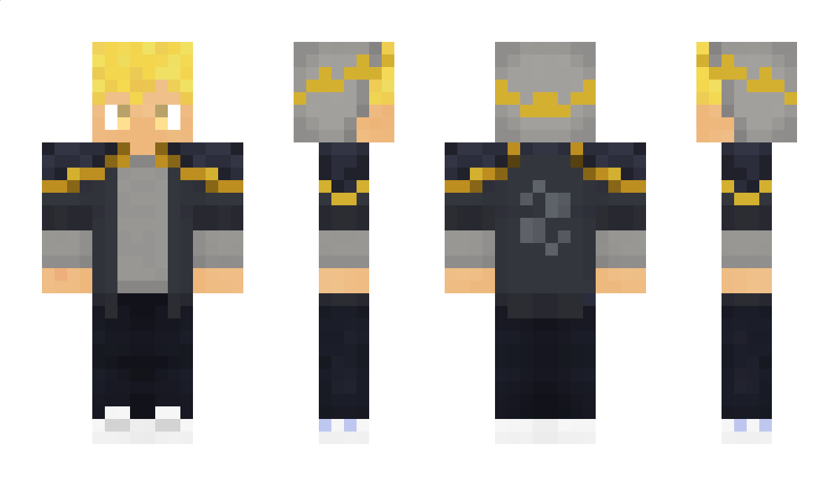 Black_White Minecraft Skin