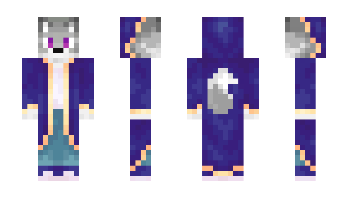 CyanWolf Minecraft Skin