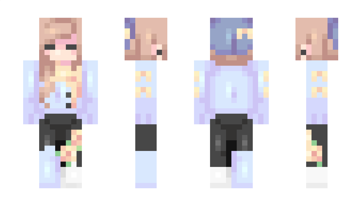 Monika_DDLC Minecraft Skin