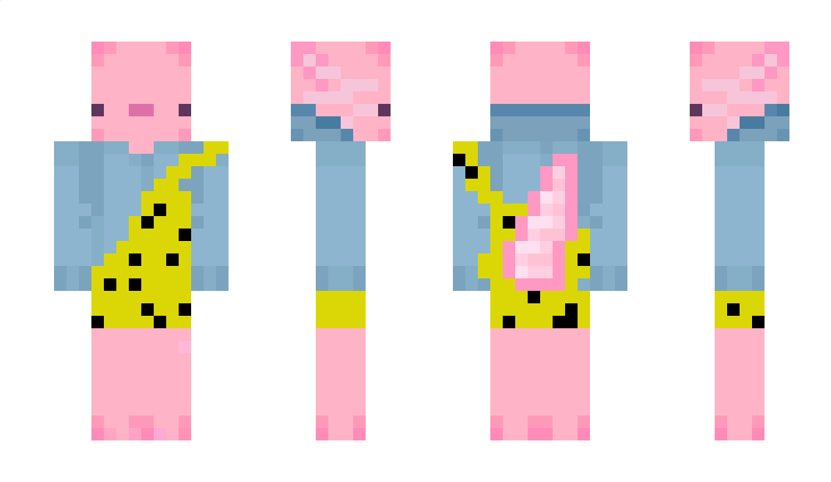 TheAxolotlPlays Minecraft Skin