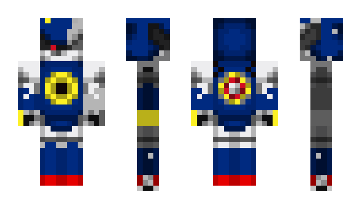 NeoMetalSonic Minecraft Skin