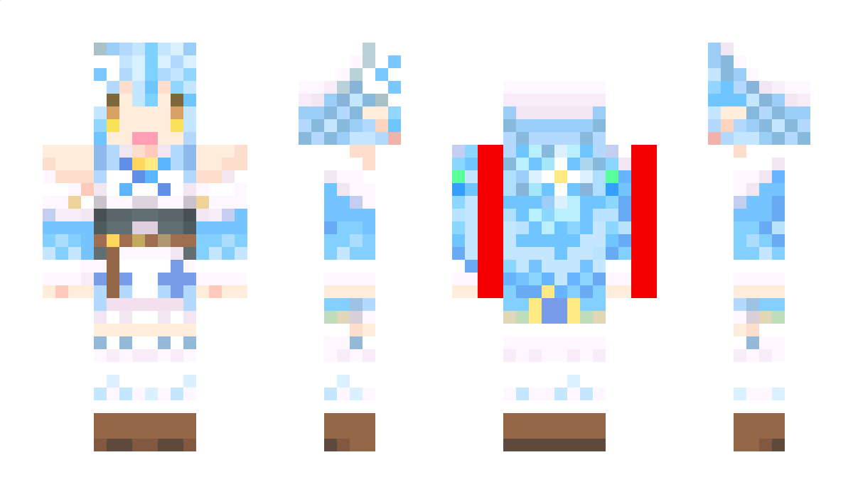 Lamy_Yukihana Minecraft Skin