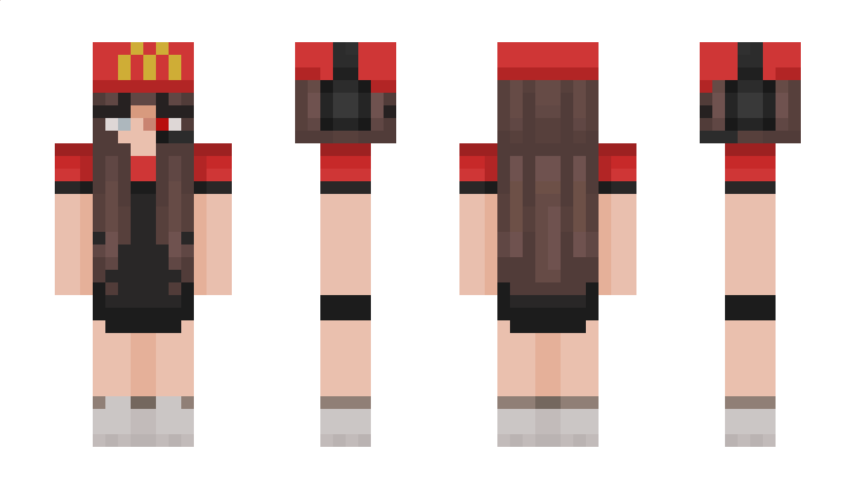 MsRed Minecraft Skin