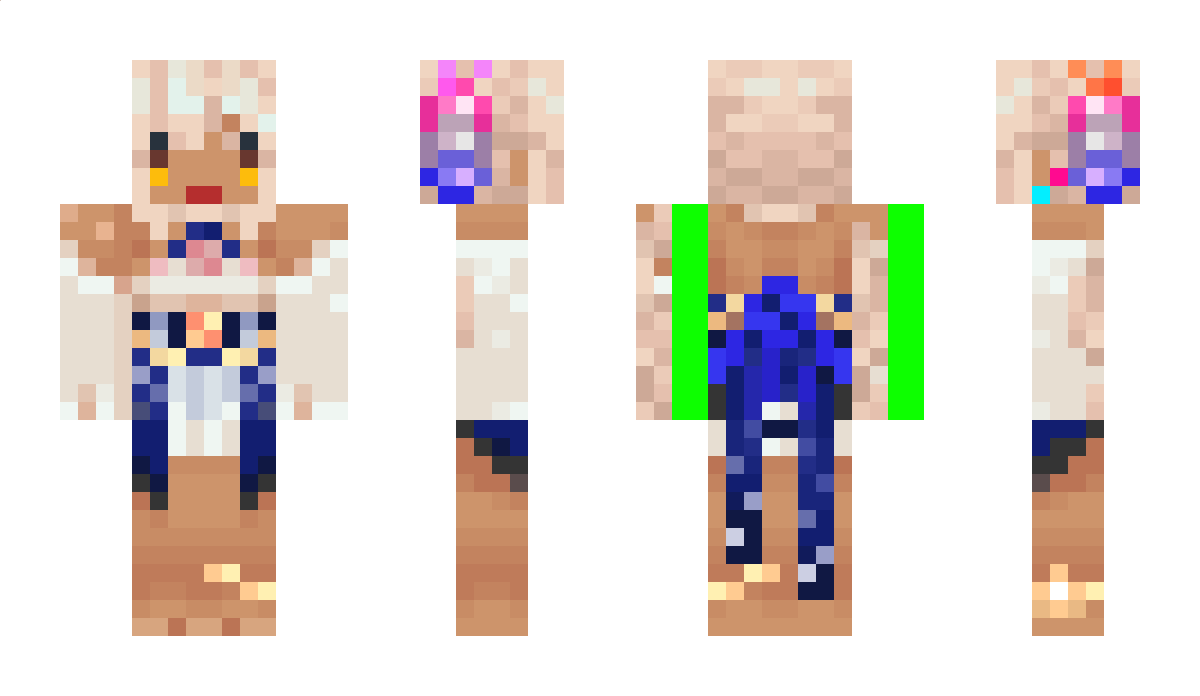 TsukumoSana Minecraft Skin