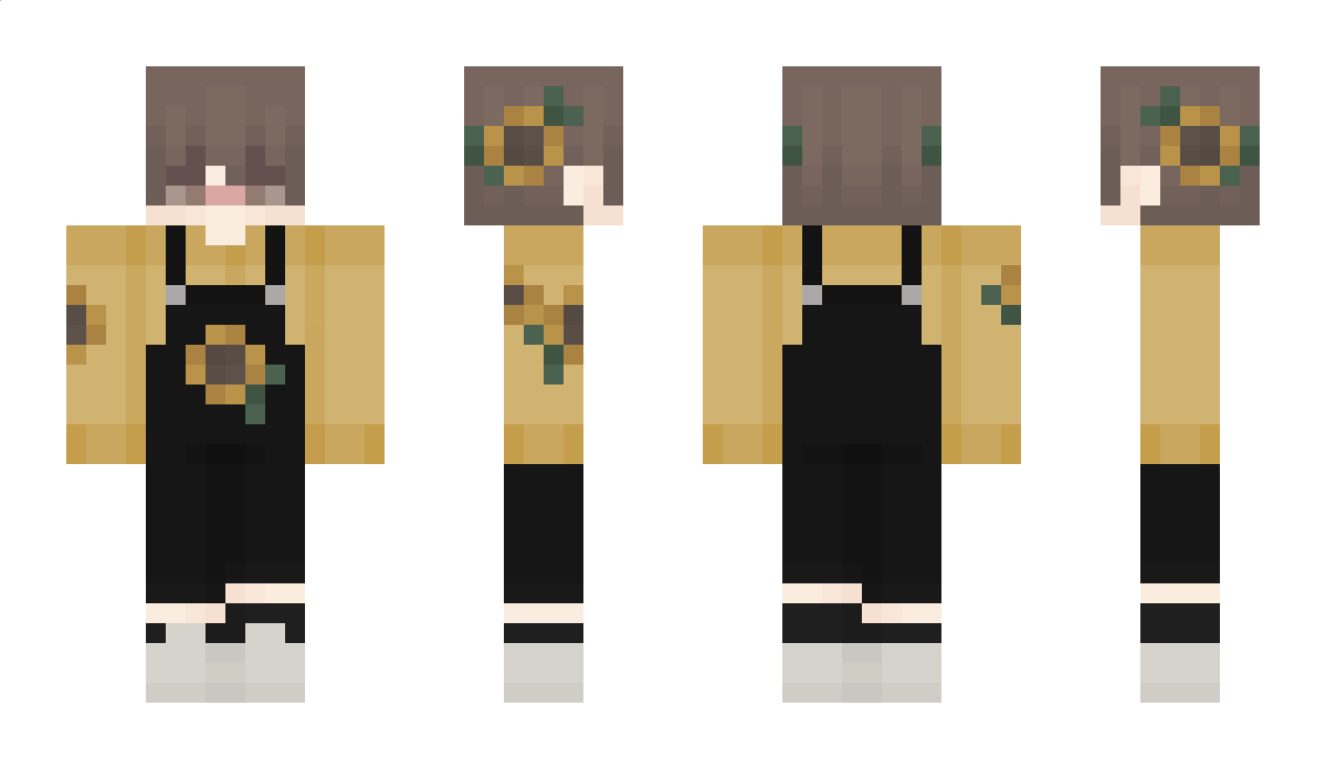 SunflowerHead_ Minecraft Skin